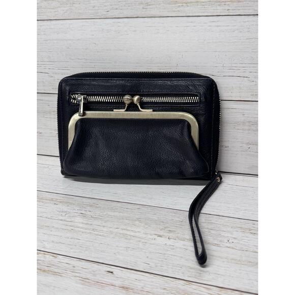 Silpada Zahara Wristlet Genuine Leather Black Animal Print Leopard *flaw 👀 - Picture 2 of 6